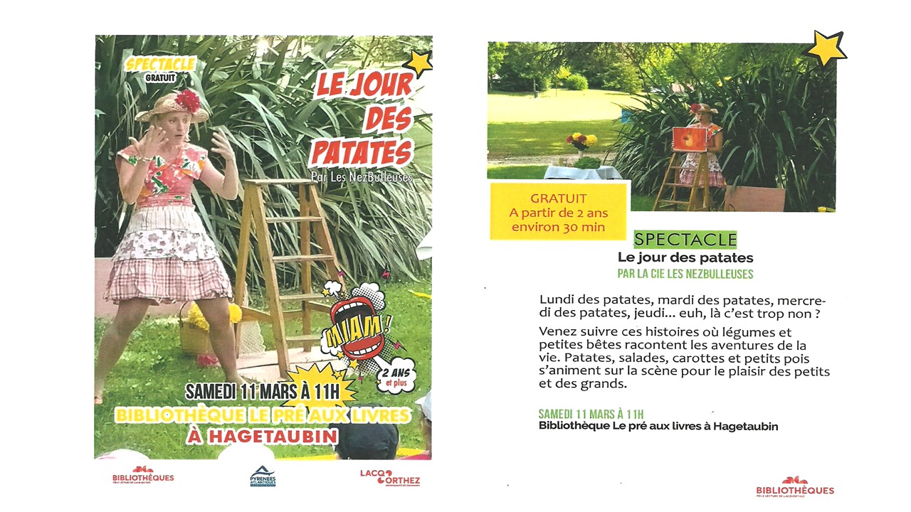 Spectacle “Le jour des Patates”