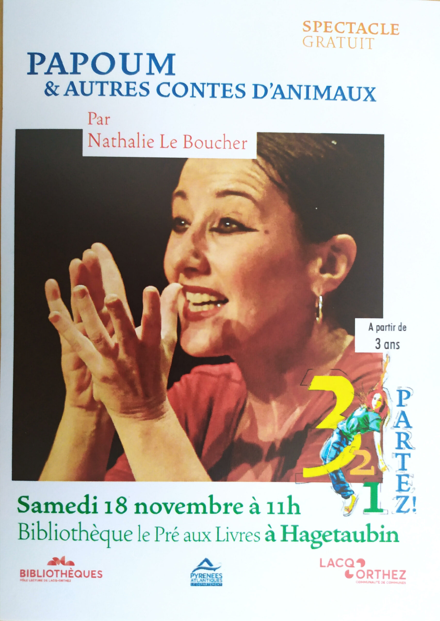 Spectacle Bibliothèque Hagetaubin