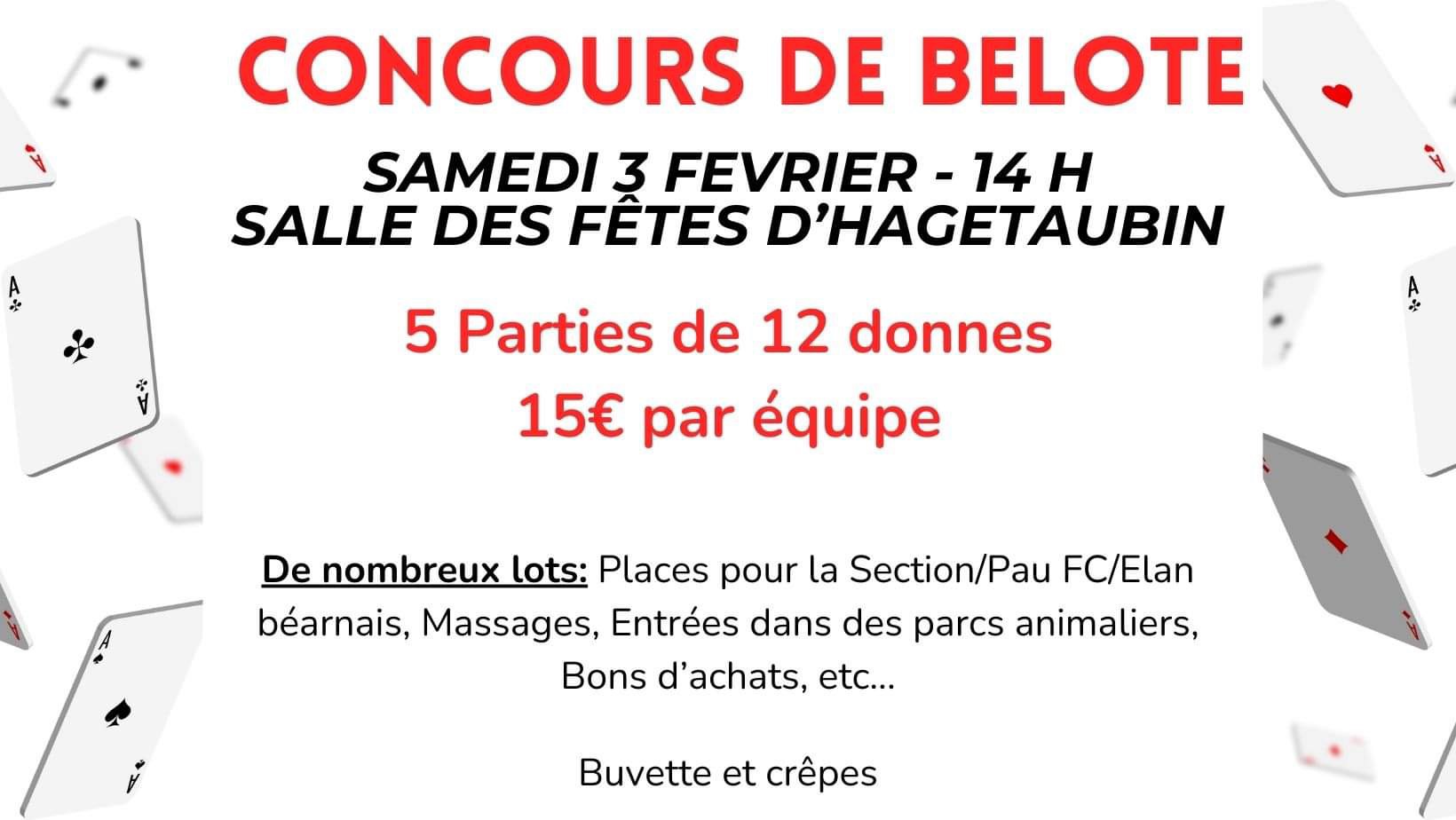 Concours de Belote du Comité des Fêtes