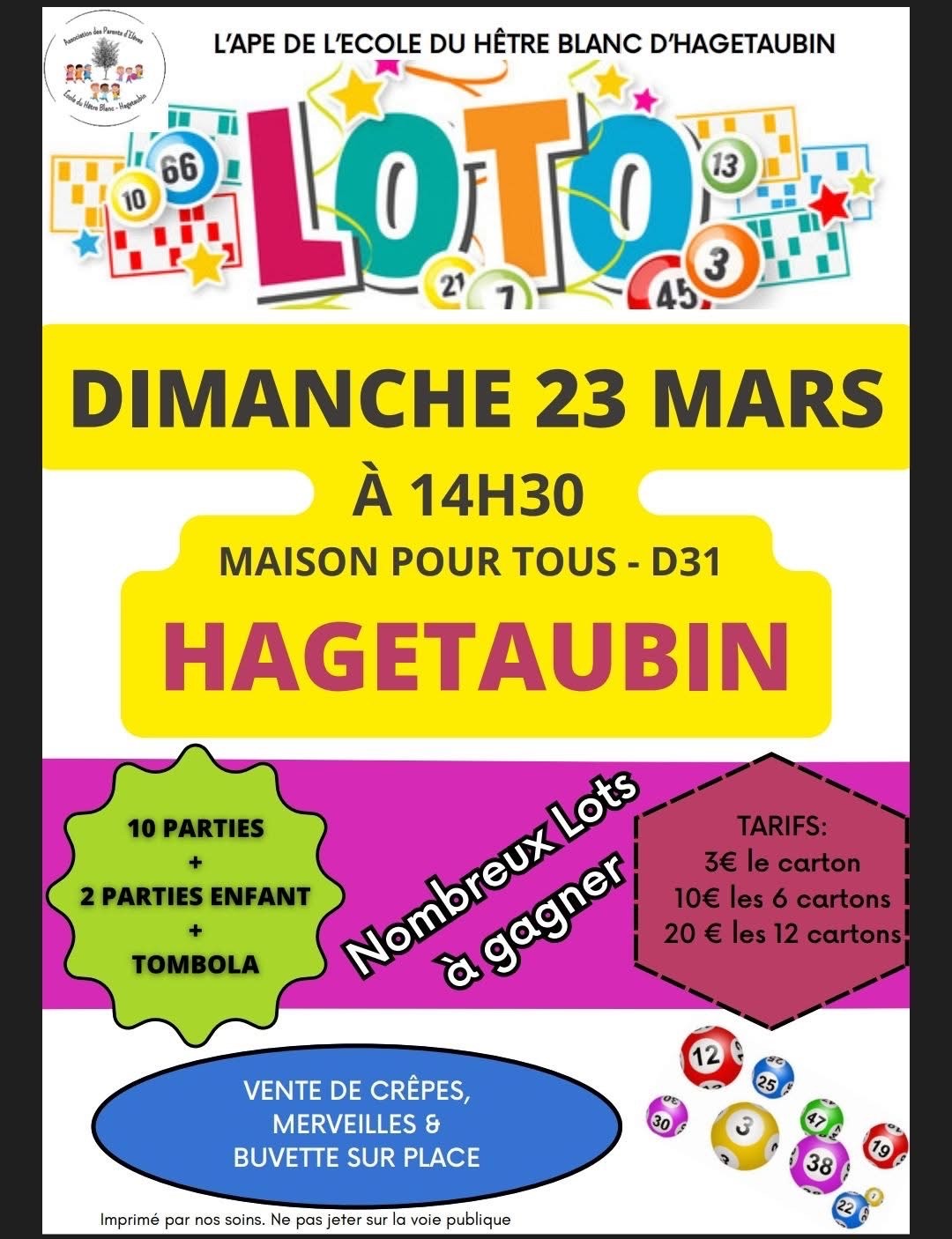 LOTO de l’APE