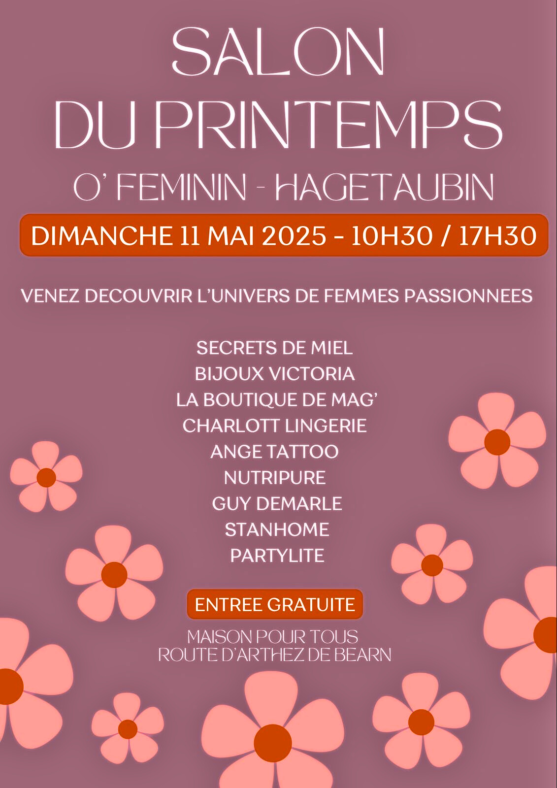 Salon de Printemps O’ féminin