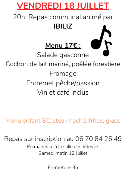 Fêtes Hagetaubin -18/07/25