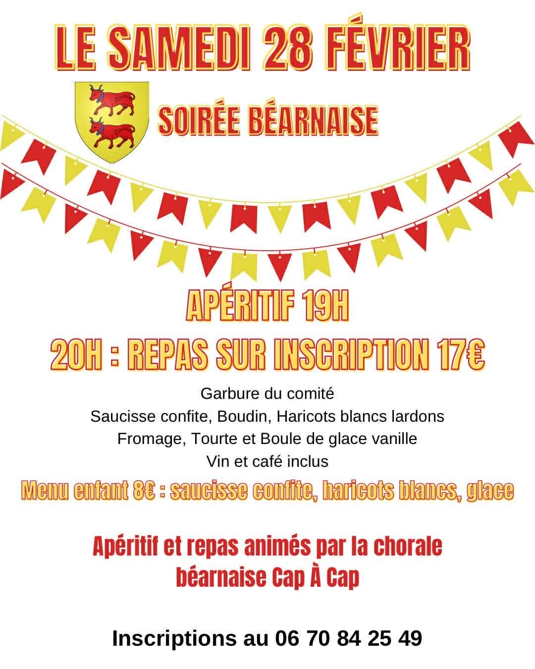 Soirée Béarnaise du Comité