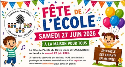Fête de l’école 2026